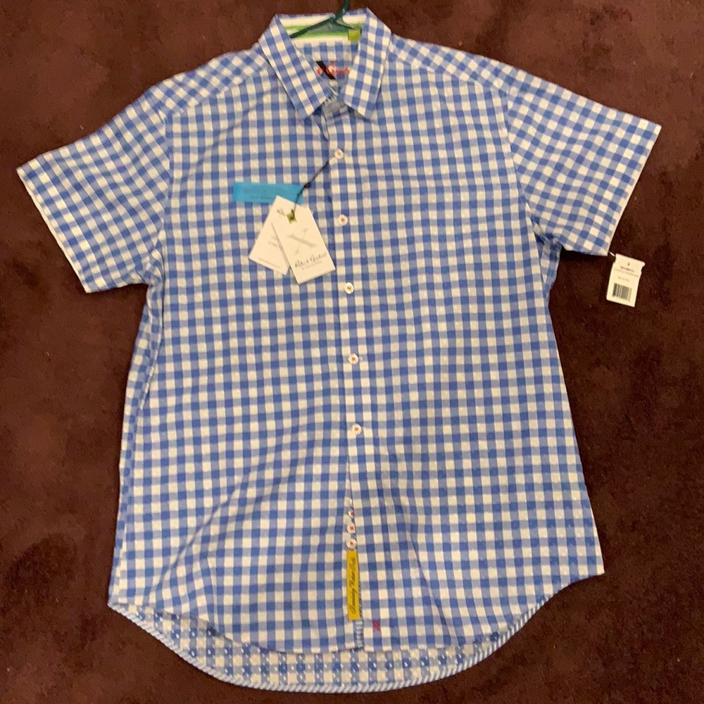 Robert Graham X Collection Shirt Aegean, Blue Fog